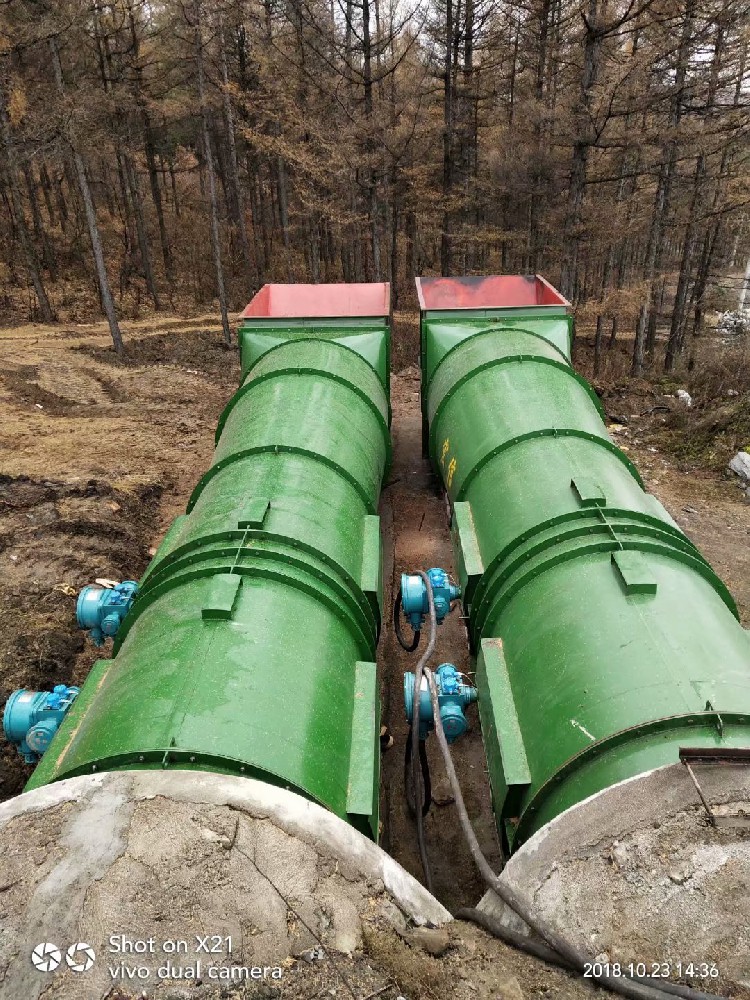 礦用風機施工現場